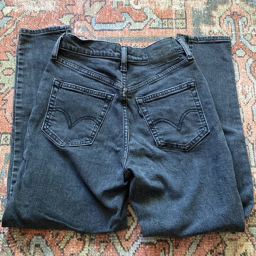 Levi’s high waisted taper jeans